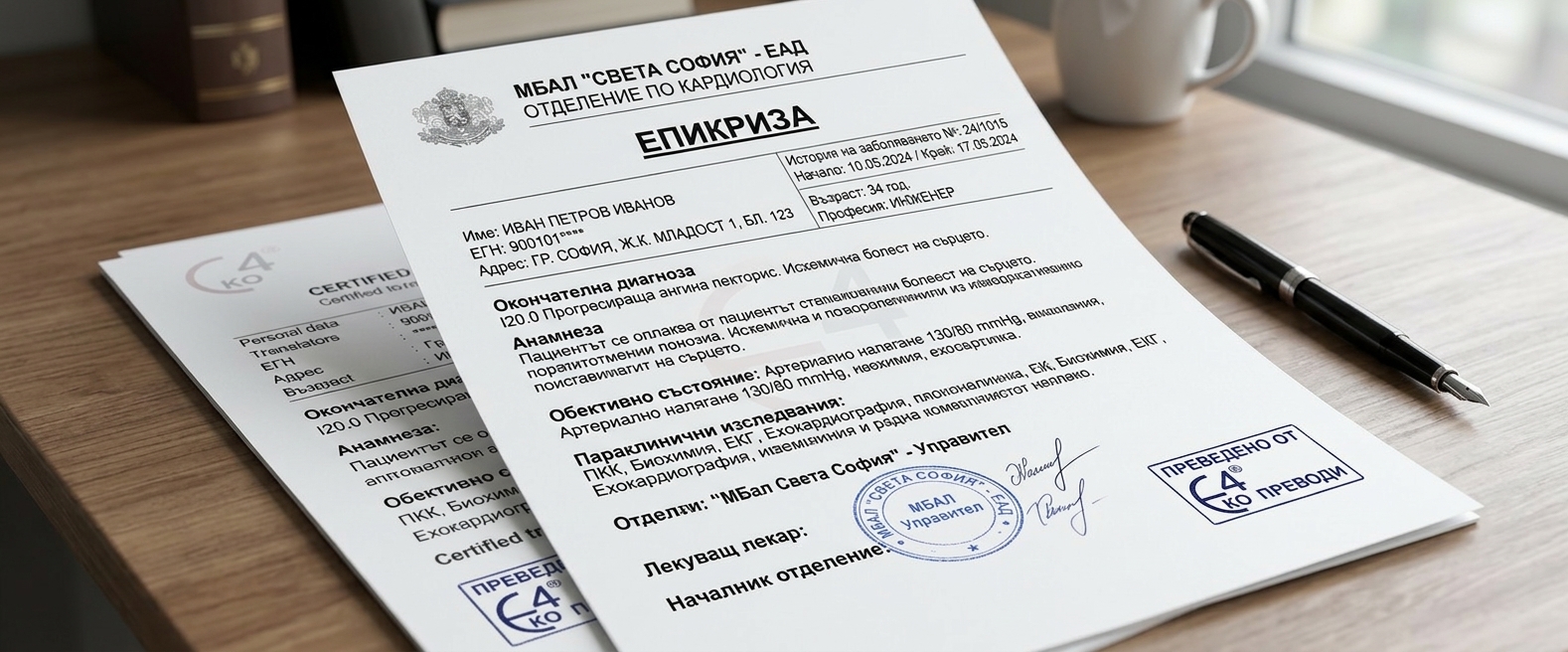 Превод на епикриза